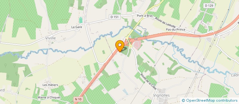 localisation de l'entreprise DUMAINE SCI à VIGNOLLES