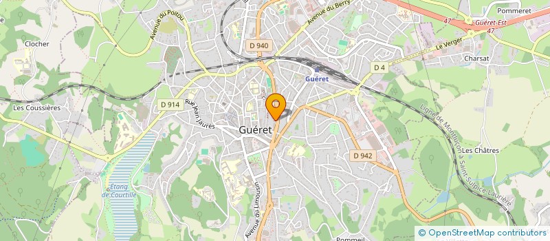 localisation de l'entreprise DUMAISM  GUERET