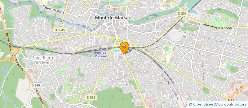 localisation de l'entreprise DUMAJE à MONT-DE-MARSAN