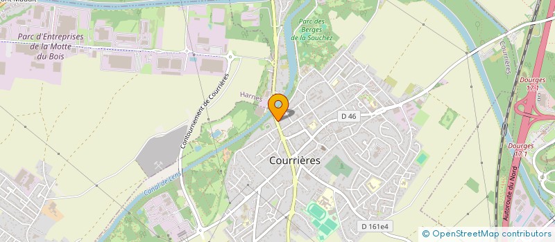 localisation de l'entreprise DUMAN KEBAB  COURRIERES