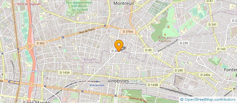 localisation de l'entreprise DUMANGE AGENCEMENT à MONTREUIL