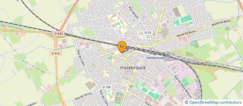localisation de l'entreprise DUMARAIS  HAZEBROUCK