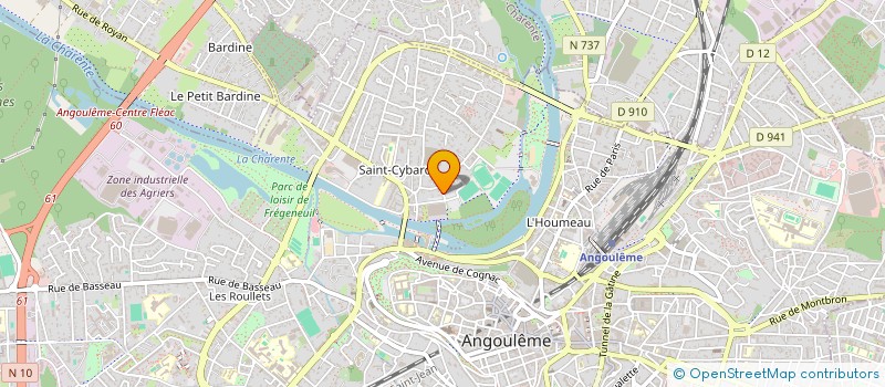 localisation de l'entreprise DUMARGUE GEAY à ANGOULEME