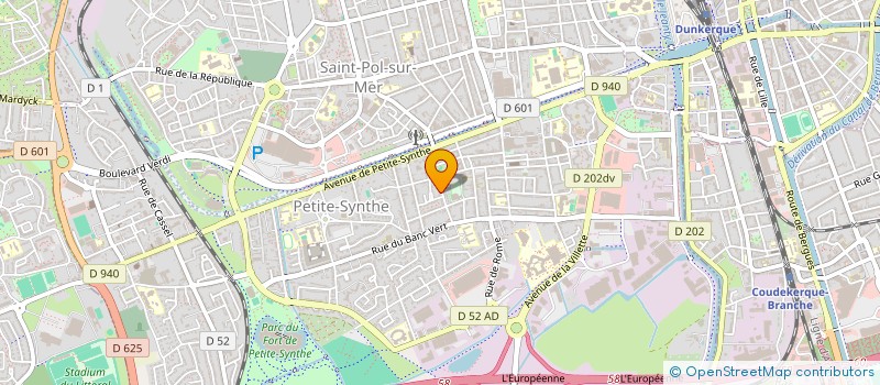 localisation de l'entreprise DUMARQUEZ à DUNKERQUE
