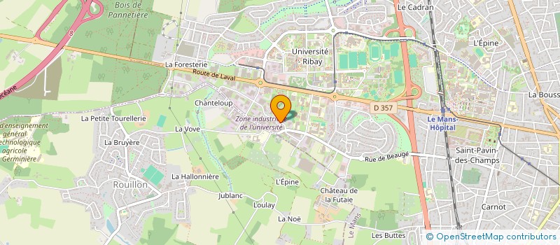 localisation de l'entreprise DUMART RENOVATION  LE MANS