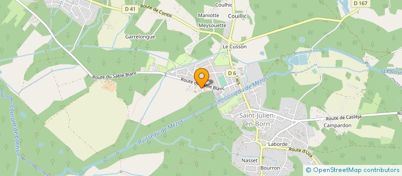 localisation de l'entreprise DUMARTIN - MASSE  SAINT-JULIEN-EN-BORN