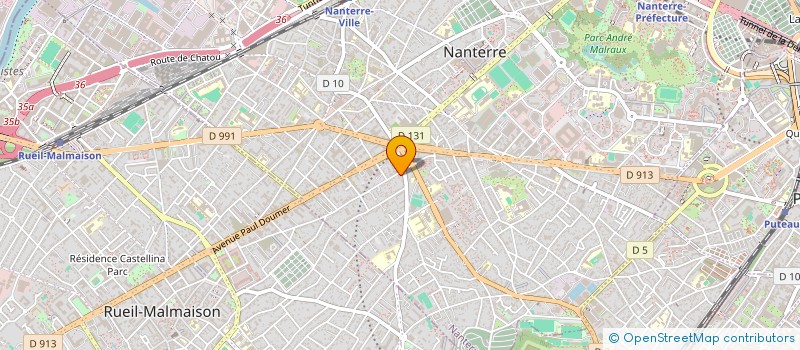 localisation de l'entreprise DUMAS 23  NANTERRE