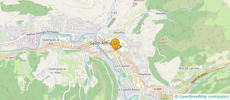 localisation de l'entreprise DUMAS  SAINT-AFFRIQUE