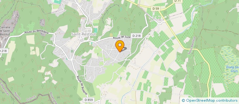 localisation de l'entreprise DUMAS  SAINT-RESTITUT