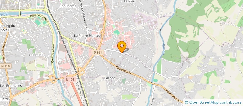 localisation de l'entreprise DUMAS ADVENCED CONCEPT à ALES
