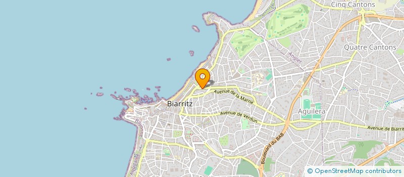 localisation de l'entreprise DUMAS ATLANTIQUE à BIARRITZ