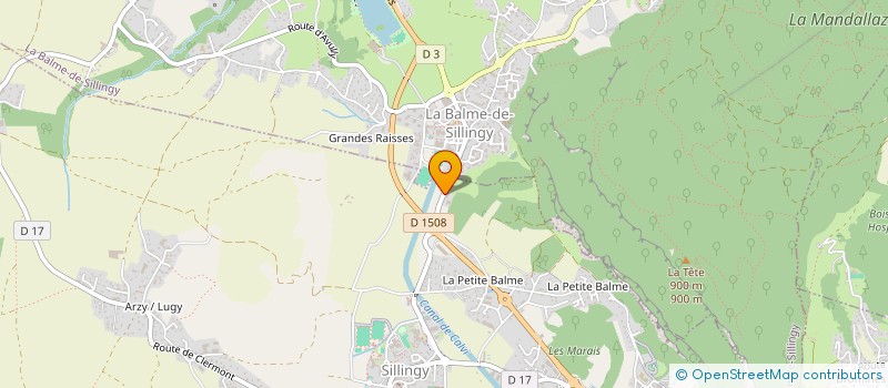 localisation de l'entreprise DUMAS AUTOMOBILES à SILLINGY
