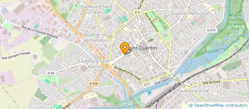 localisation de l'entreprise DUMAS ET FILS, RENOVATION DE L'INSOLITE à SAINT-QUENTIN