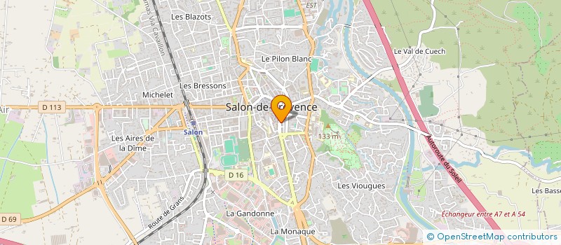 localisation de l'entreprise DUMAS & FILS à SALON-DE-PROVENCE