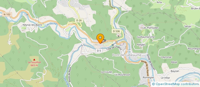 localisation de l'entreprise DUMAS HOME  MEYRAS