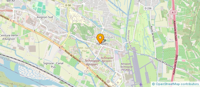 localisation de l'entreprise DUMAS INVESTISSEMENT  AVIGNON