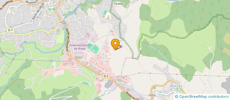 localisation de l'entreprise DUMAS-LAPALUD  PRIVAS