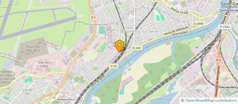 localisation de l'entreprise DUMAS MUSTIERE à ATHIS-MONS