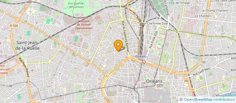 localisation de l'entreprise DUMAS PAYA à ORLEANS