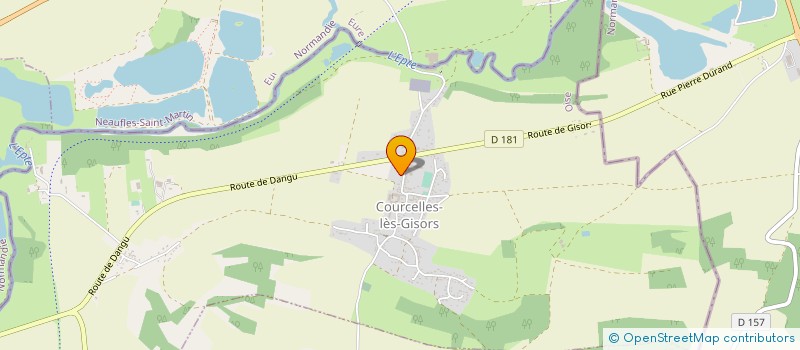 localisation de l'entreprise DUMAS PIANO SARL  COURCELLES-LES-GISORS