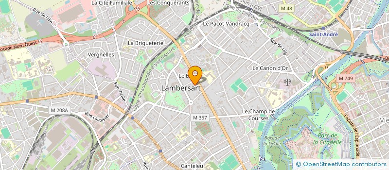 localisation de l'entreprise DUMAS PLACEMENTS à LAMBERSART