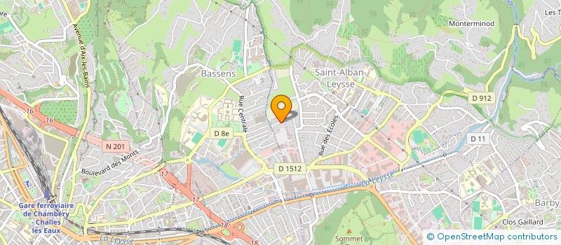 localisation de l'entreprise DUMAS PROPRETE & SERVICES  SAINT-ALBAN-LEYSSE