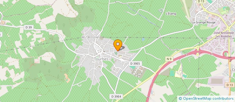 localisation de l'entreprise DUMAS SA à NEZIGNAN L'EVEQUE