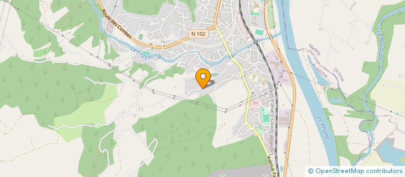 localisation de l'entreprise DUMAS TP  LE TEIL