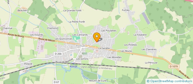 localisation de l'entreprise DUMAT à POLLIAT