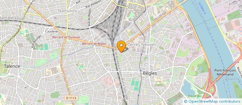 localisation de l'entreprise DUMATOS à BEGLES