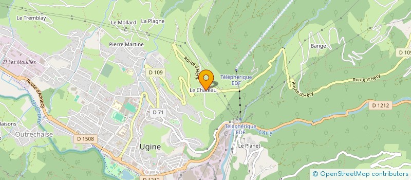 localisation de l'entreprise DUMAX-VORZET  UGINE