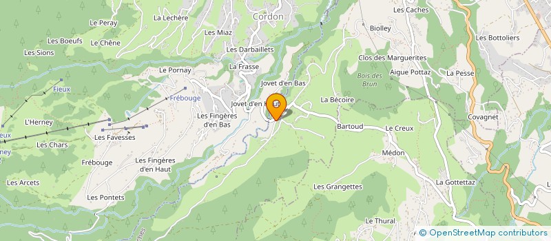 localisation de l'entreprise DUMAY TOPOGRAPHIE à SALLANCHES