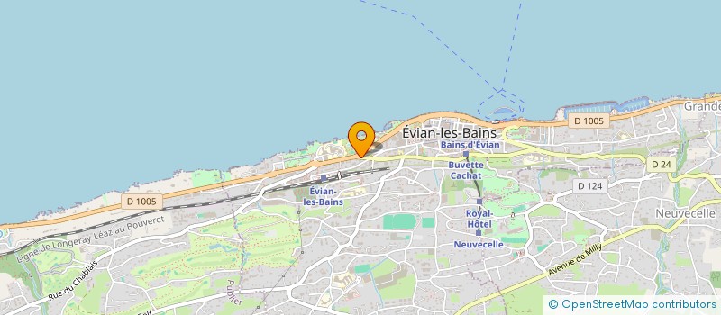 localisation de l'entreprise DUMAZ  EVIAN-LES-BAINS