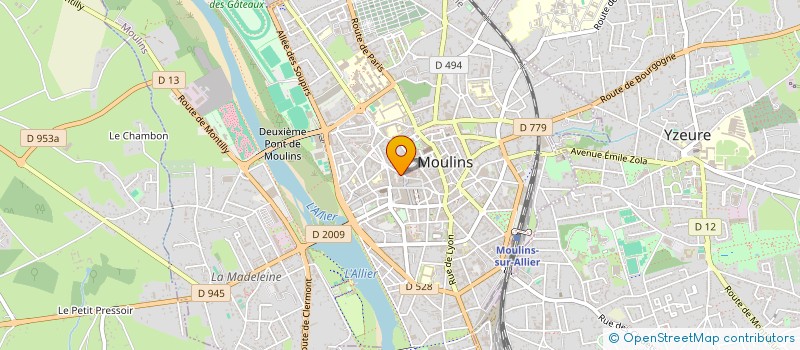 localisation de l'entreprise DUMCHA à MOULINS