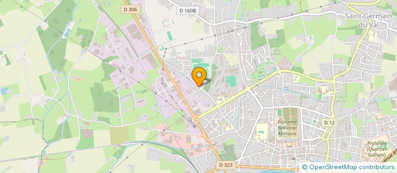 localisation de l'entreprise DUME à LA FLECHE