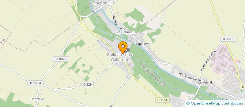 localisation de l'entreprise DUMEN à BAILLEAU-ARMENONVILLE