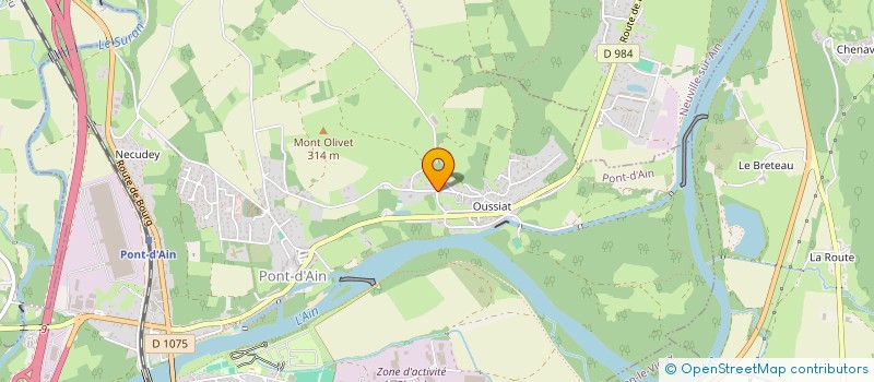 localisation de l'entreprise DUMEN  PONT-D'AIN