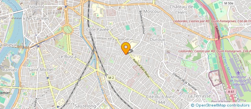 localisation de l'entreprise DUMERIL 96 à TOULOUSE
