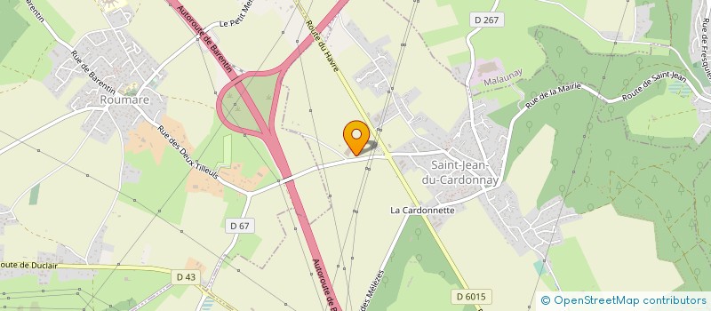 localisation de l'entreprise DUMESNIL  SAINT-JEAN-DU-CARDONNAY