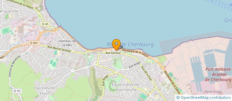 localisation de l'entreprise DUMESNIL à CHERBOURG-EN-COTENTIN