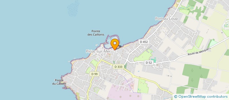 localisation de l'entreprise DUMET ENVIRONNEMENT ET PATRIMOINE à PIRIAC-SUR-MER