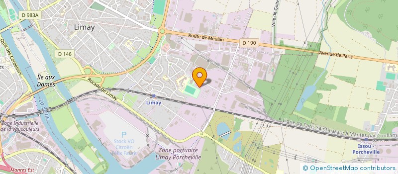 localisation de l'entreprise DUMETAL  LIMAY