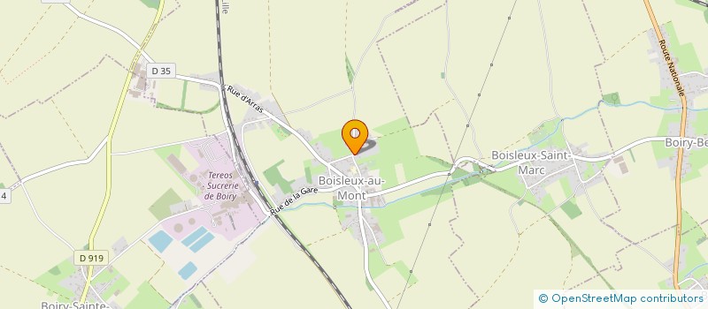 localisation de l'entreprise DUMETZ THIERRY  BOIRY-SAINT-MARTIN