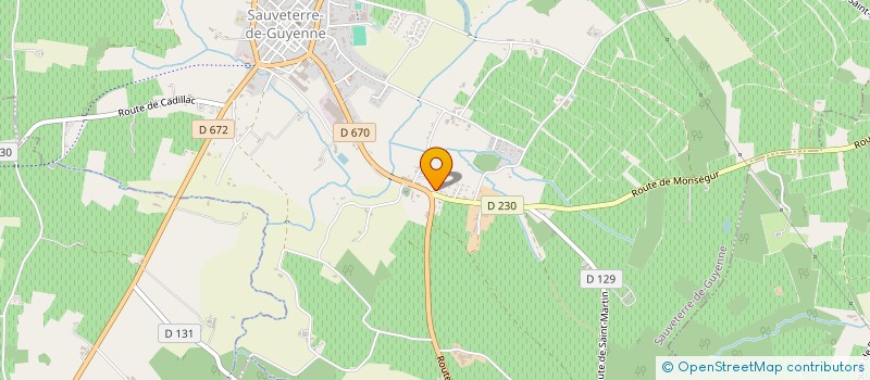 localisation de l'entreprise DUMEX.AUTOMOBILE  SAUVETERRE-DE-GUYENNE