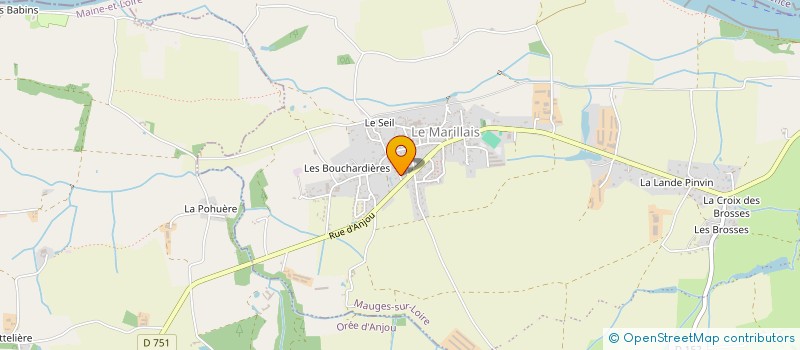localisation de l'entreprise DUMEY  MAUGES-SUR-LOIRE