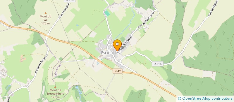 localisation de l'entreprise DUMHANSE  ESCUILLES