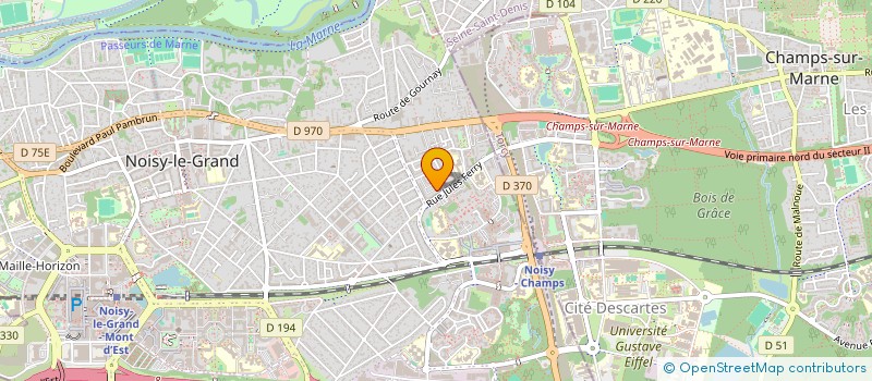 localisation de l'entreprise DUMI TRANS à NOISY-LE-GRAND