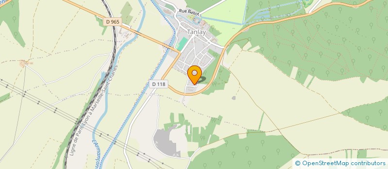 localisation de l'entreprise DUMINY PERE ET FILS à TANLAY
