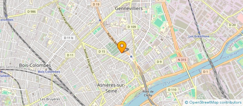 localisation de l'entreprise DUMITRANA HOLDING  ASNIERES-SUR-SEINE