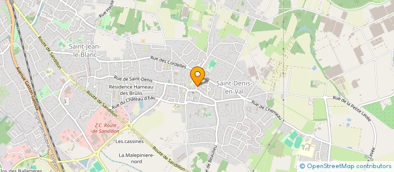 localisation de l'entreprise DUMITRESCU GIURESCU  SAINT-DENIS-EN-VAL